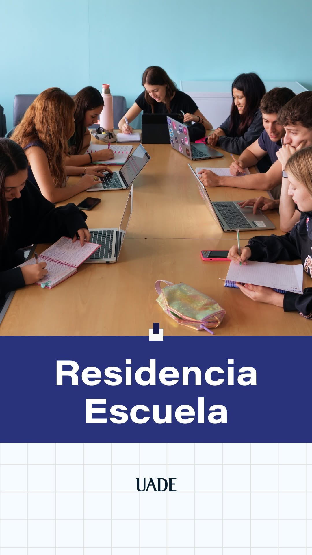 Estudiantes compartiendo en Moratta