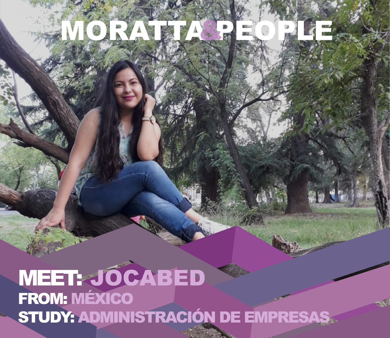 Jocabed, estudiante alojado en Moratta